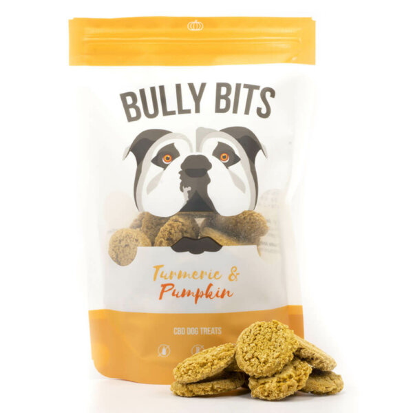 tumeric & pumpkin, cbd dog treats