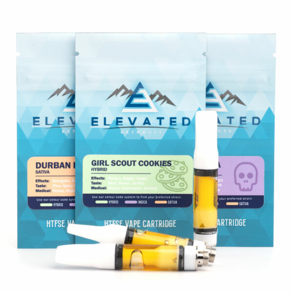 Elevated Extracts 1g Vape Cartridges