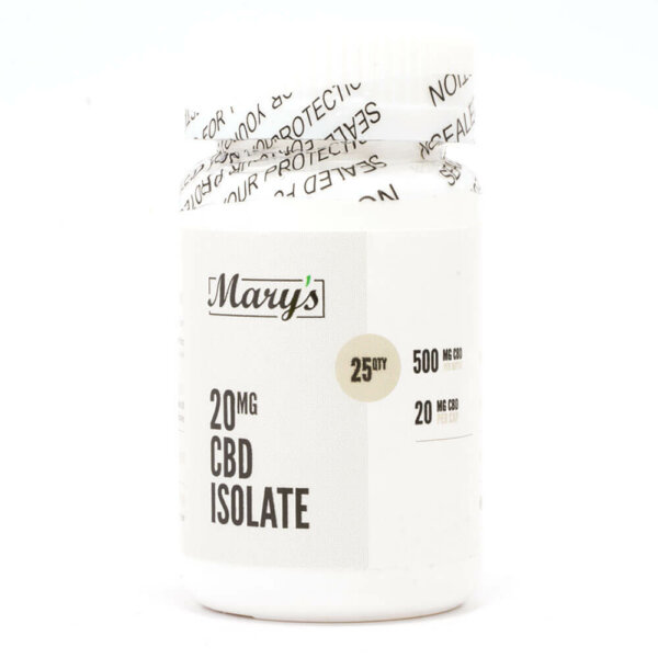 20mg CBD Isolate capsules