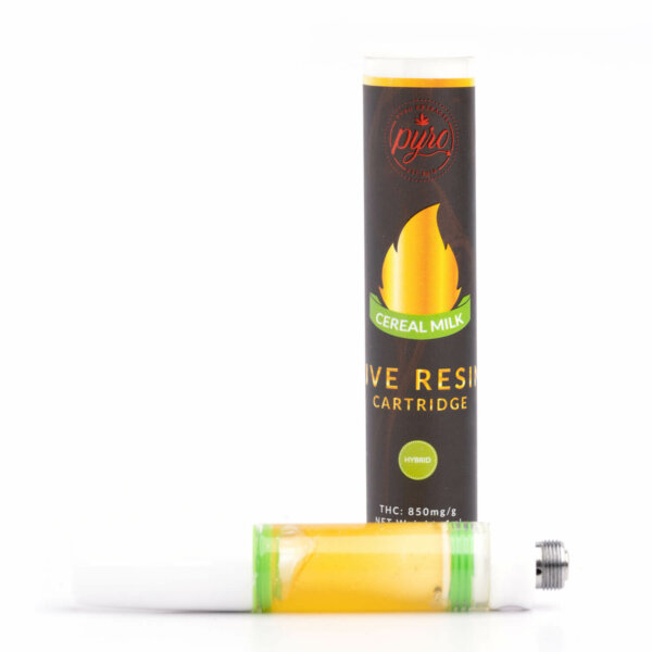 cereal milk live resin vape cartridge