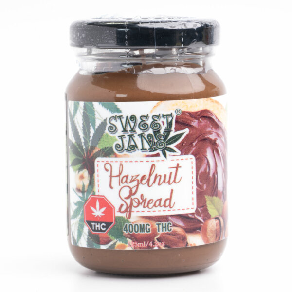 400mg THC Hazelnut Spread